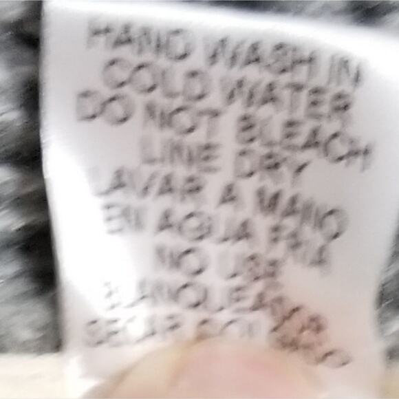 Entro Grey cable knit shawl collar cardigan sweater size medium - Picture 4 of 4